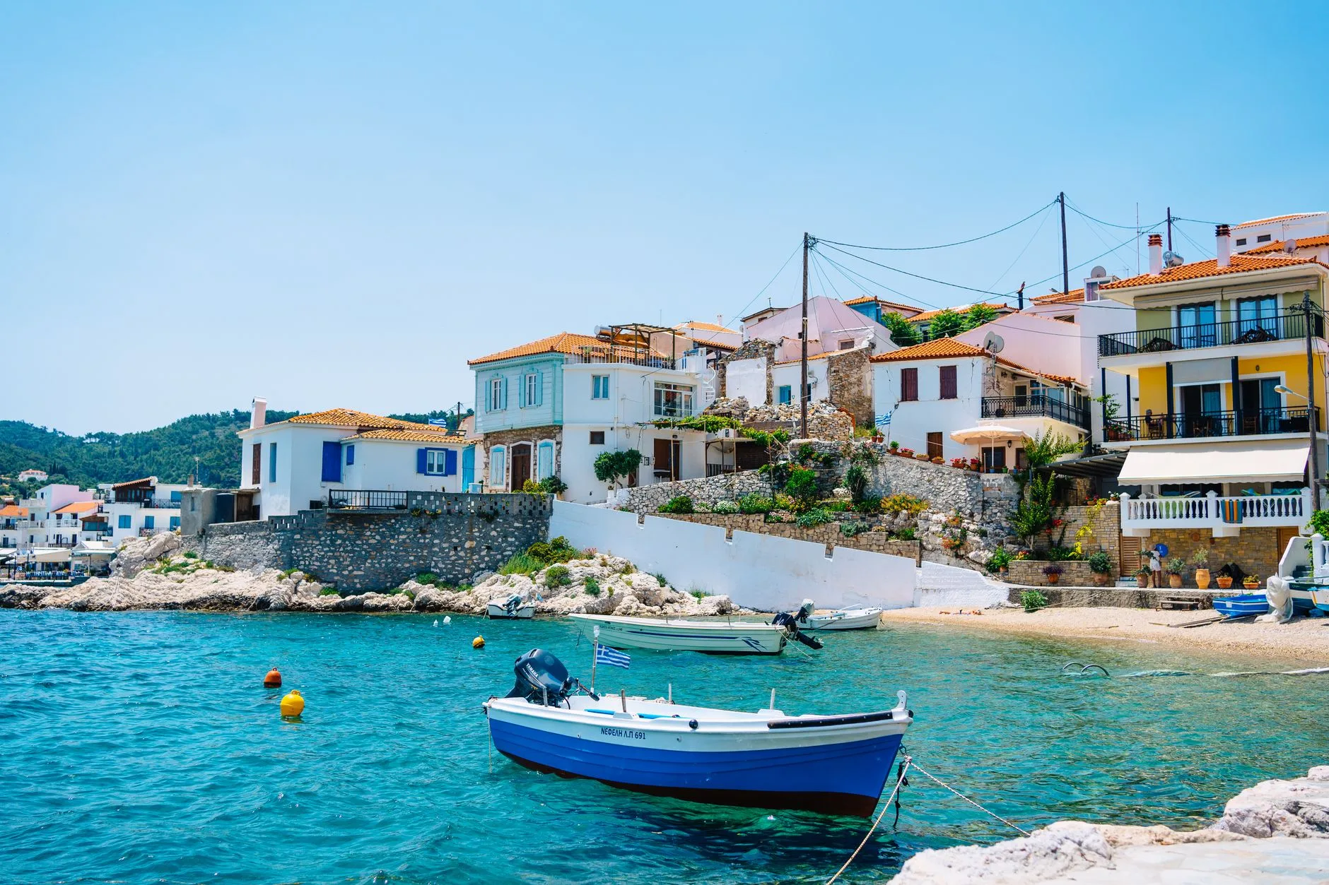 Milos et les îles de pêcheurs : poisson et tourtes